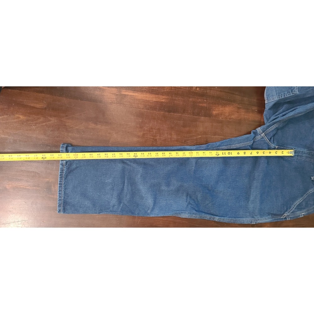 Carhartt FR Jeans Men 34x30 Blue Original Fit Flame Resistant Work - Picture 7 of 7